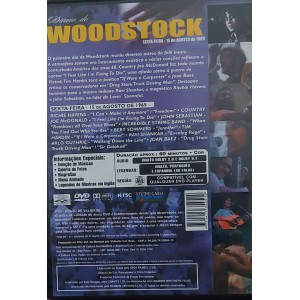Dvd Diário de Woodstock, Sexta-Feira, 15 de Agosto de 1969, 11 Clássicos do Rock Destacando Joan Baez, Richie Havens, Country Joe