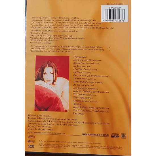 Dvd Everlasting Gloria, Gloria Stefan