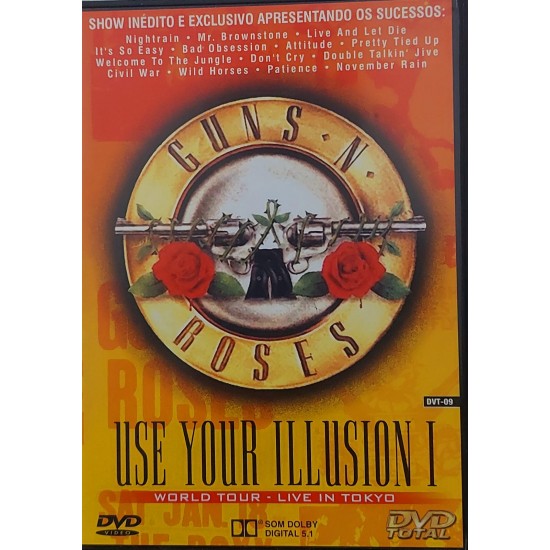 Dvd Guns N Roses, Use Your Illusion 1 - World Tour, Live In Tokyo Dvd Guns N Roses, Use Your Illusion 1 - World Tour, Live In Tokyo