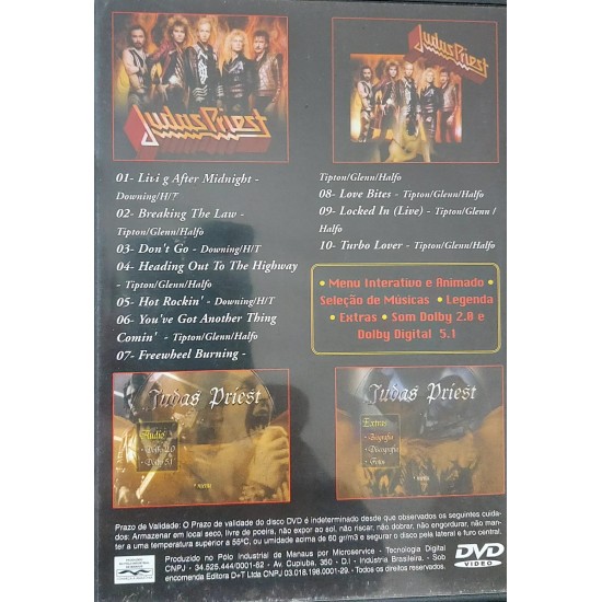 Dvd Judas Priest, Fuel For Life Dvd Judas Priest, Fuel For Life