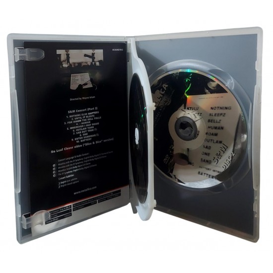 Dvd Metallica, S & M,  com Michael Kamen Conducting The San Francisco Symphony Orchestra