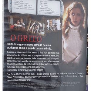 Dvd O Grito, Edição Especial, Versão do Diretor sem Cortes, Sarah Michelle Gellar Dvd O Grito, Edição Especial, Versão do Diretor sem Cortes, Sarah Michelle Gellar