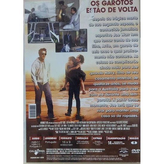 Dvd Os Garotos Estão de Volta, Clive Owen