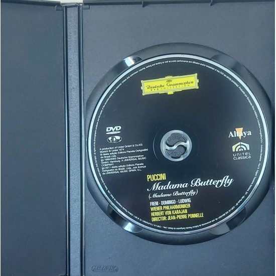 Dvd Puccini, Madame Butterfly, Freni, Domingo, Ludwig, Wiener Philharmoniker, Herbert Von Karajan Dvd Puccini, Madame Butterfly, Freni, Domingo, Ludwig, Wiener Philharmoniker, Herbert Von Karajan
