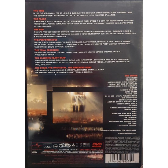 Dvd Roger Waters, The Wall, Live In Berlin