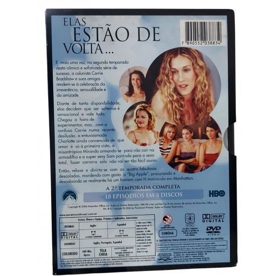 Dvd Sex And The City, A Temporada 2 Completa Dvd Sex And The City, A Temporada 2 Completa