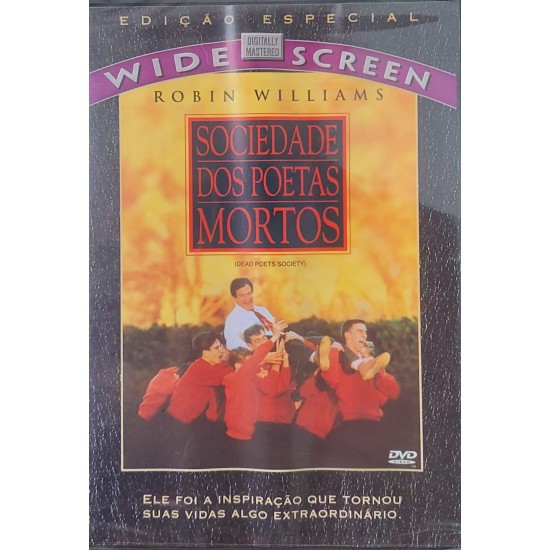 Dvd Sociedade dos Poetas Mortos, Robin Williams, Edição Especial - Lacrado Dvd Sociedade dos Poetas Mortos, Robin Williams, Edição Especial - Lacrado