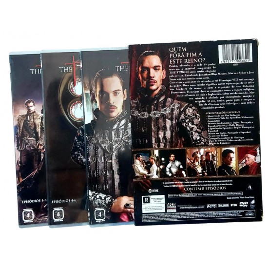 Dvd The Tudors, A Terceira Temporada, 3 Discos, Jonathan Rhys Meyers