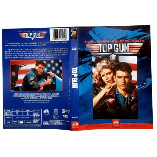 Dvd Top Gun. Tom Cruise, Kelly McGills, Paramount Collection, 1986 Dvd Top Gun. Tom Cruise, Kelly McGills, Paramount Collection, 1986
