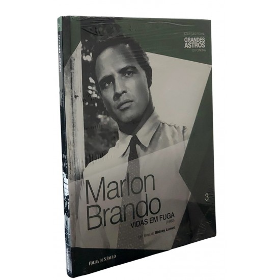 Dvd Vidas em Fuga, Marlon Brando, Coleção Folha Grandes Astros Dvd Vidas em Fuga, Marlon Brando, Coleção Folha Grandes Astros