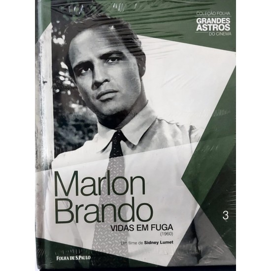 Dvd Vidas em Fuga, Marlon Brando, Coleção Folha Grandes Astros Dvd Vidas em Fuga, Marlon Brando, Coleção Folha Grandes Astros