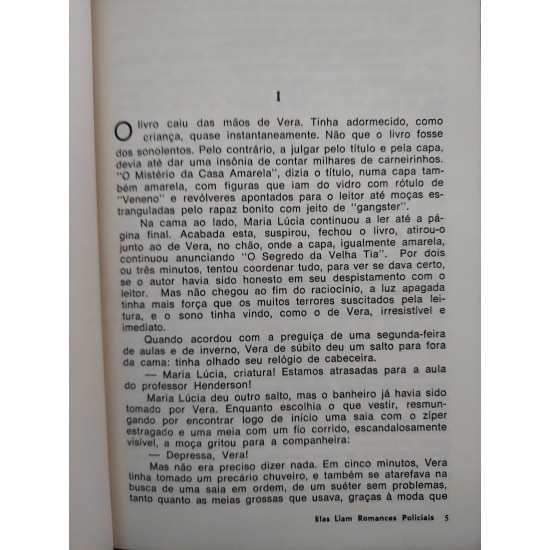 Elas Liam Romances Policiais, Isa Silveira Leal, Editora Brasiliense Elas Liam Romances Policiais, Isa Silveira Leal, Editora Brasiliense