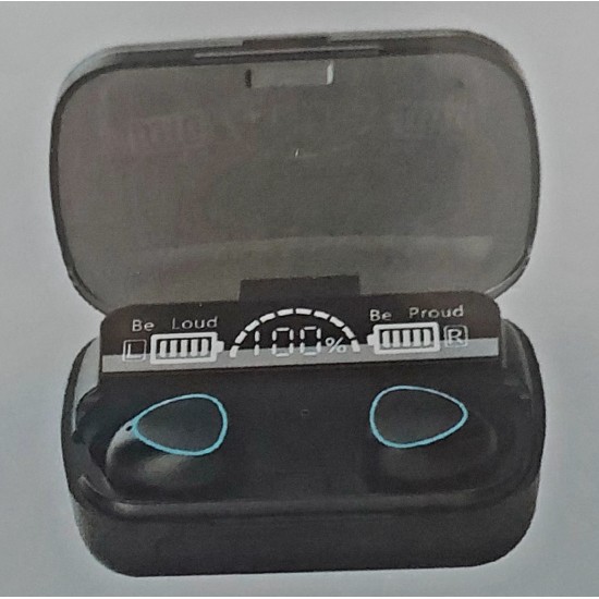 Fone de Ouvido Bluetooth 5.3, Mostrador Digital