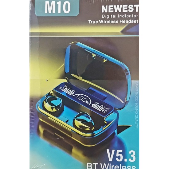 Fone de Ouvido Bluetooth 5.3, Mostrador Digital