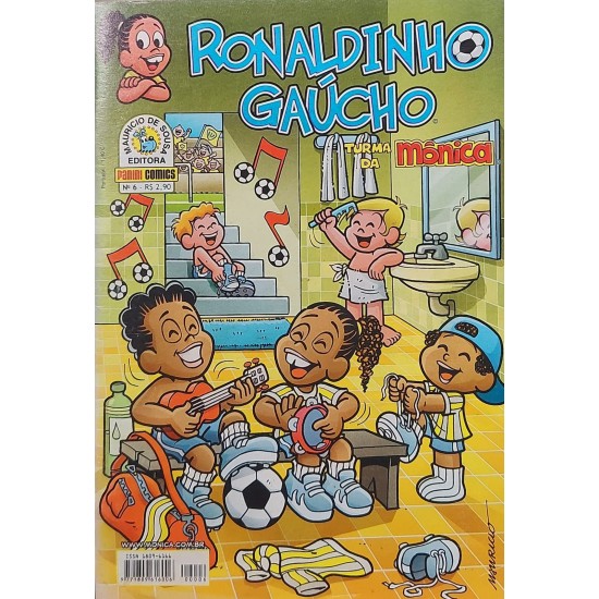 Ronaldinho Número 6, Turma da Mônica, Mauricio de Sousa Ronaldinho Número 6, Turma da Mônica, Mauricio de Sousa