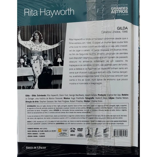 Gilda, Rita Hayworth, Grandes Astros do Cinema 8 - Lacrado
