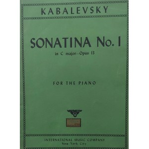 Kabalevsky, Sonatina Num 1 in C Major, Opus 13 For Piano