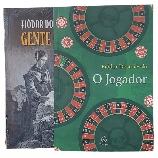 Kit 2 Livros de Dostoievski, O Jogador, Gente Pobre Kit 2 Livros de Dostoievski, O Jogador, Gente Pobre
