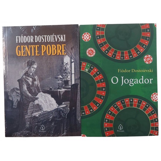 Kit 2 Livros de Dostoievski, O Jogador, Gente Pobre Kit 2 Livros de Dostoievski, O Jogador, Gente Pobre
