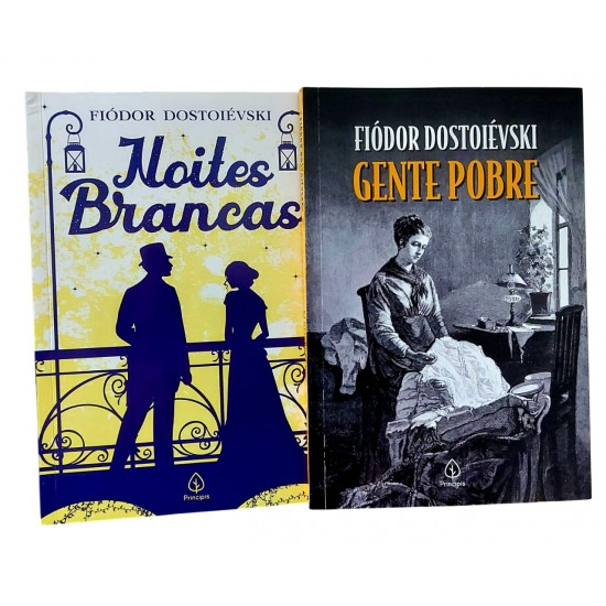 Kit 2 Livros de Fiodor Dostoievski, Gente Pobre, Noites Brancas Kit 2 Livros de Fiodor Dostoievski, Gente Pobre, Noites Brancas