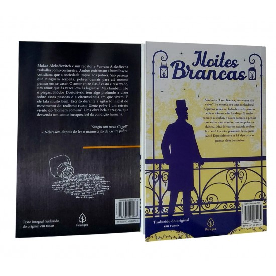 Kit 2 Livros de Fiodor Dostoievski, Gente Pobre, Noites Brancas Kit 2 Livros de Fiodor Dostoievski, Gente Pobre, Noites Brancas