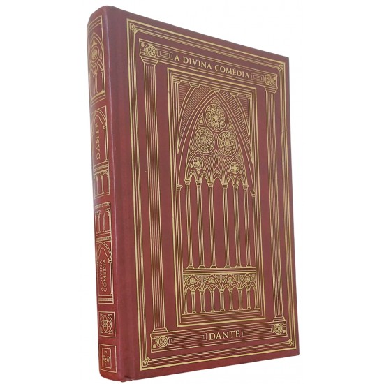A Divina Comédia, Dante Alighieri, Capa de Luxo com Letras Douradas