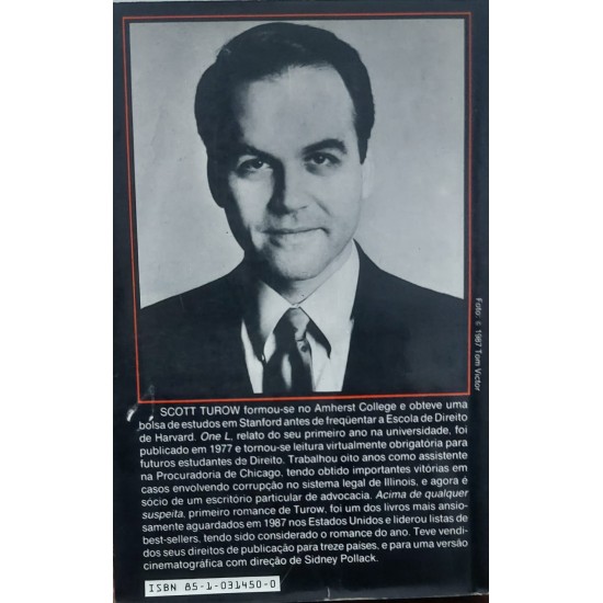 Acima de Qualquer Suspeita, Scott Turow Acima de Qualquer Suspeita, Scott Turow