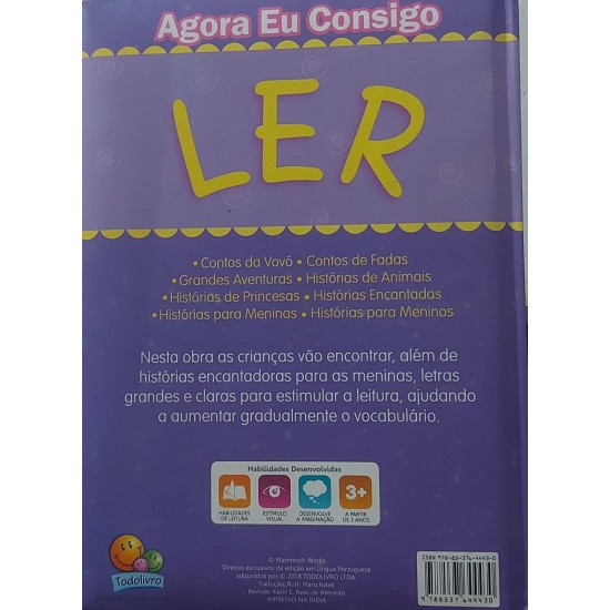 Agora eu Consigo Ler, Histórias Para Meninas, Letras Grandes