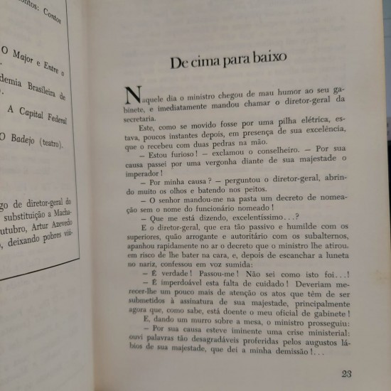 Contos, Artur Azevedo, Obras Imortais da Nossa Literatura