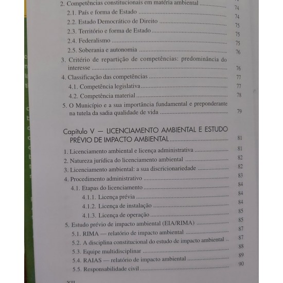 Curso de Direito Ambiental Brasileiro, Celso Antonio Pacheco Fiorillo, Editora Saraiva, 6ª Edição Ampliada