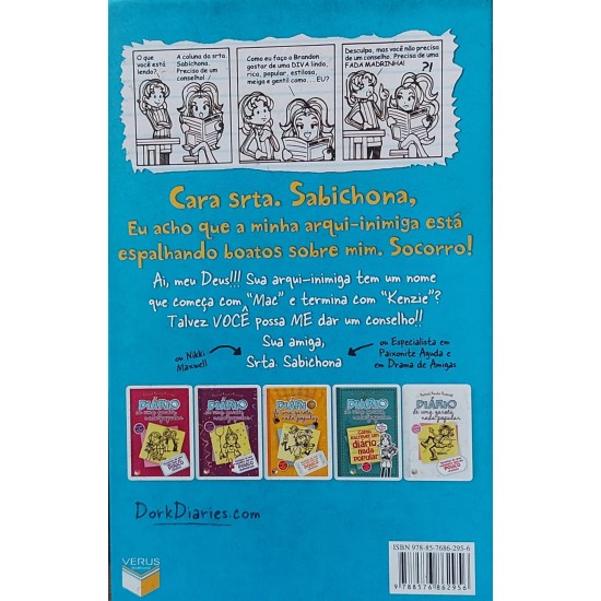 Diário de Uma Garota Nada Popular 5, Histórias de Uma Sabichona Nem um Pouco Esperta, Rachel Reneé Russell