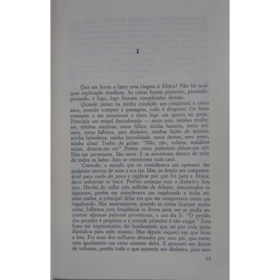 Henderson, O Rei da Chuva, Saul Bellow, Capa dura de Luxo em vermelho, com Letras Douradas, Editora Abril Henderson, O Rei da Chuva, Saul Bellow, Capa dura de Luxo em vermelho, com Letras Douradas, Editora Abril