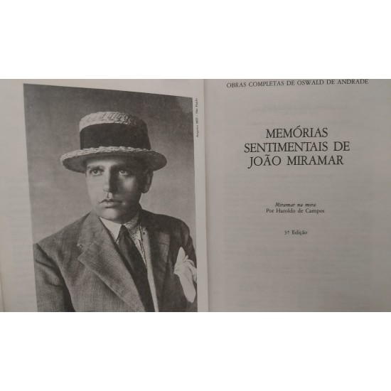 Memórias Sentimentais de João Miramar, Oswald de Andrade Memórias Sentimentais de João Miramar, Oswald de Andrade
