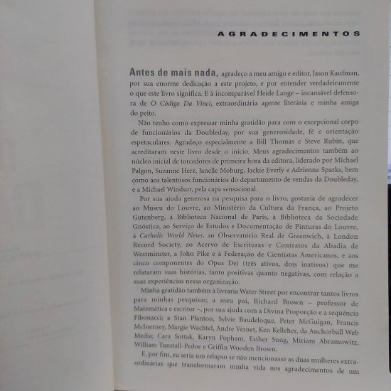 O Código da Vinci, Dan Brown O Código da Vinci, Dan Brown