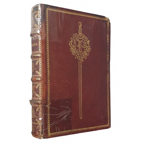 O Romance de Amadis, Affonso Lopes Vieira, Reconstituição, Edição de 1926 conforme Edição de 1578, Capa dura de Couro