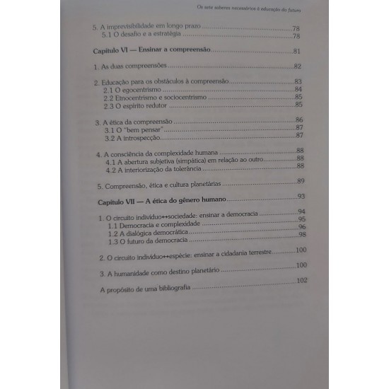 Os Sete Saberes Necessários à Educação do Futuro, Edgar Morin