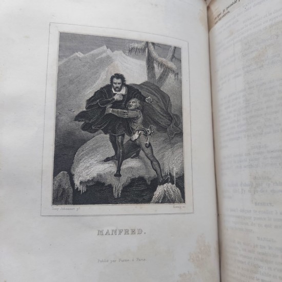 Ouvres Complétes de Lord Byron, Onziéme Édition Accompagnée de Notes Historiques et Littéraires, Edição de 1842 Ouvres Complétes de Lord Byron, Onziéme Édition Accompagnée de Notes Historiques et Littéraires, Edição de 1842