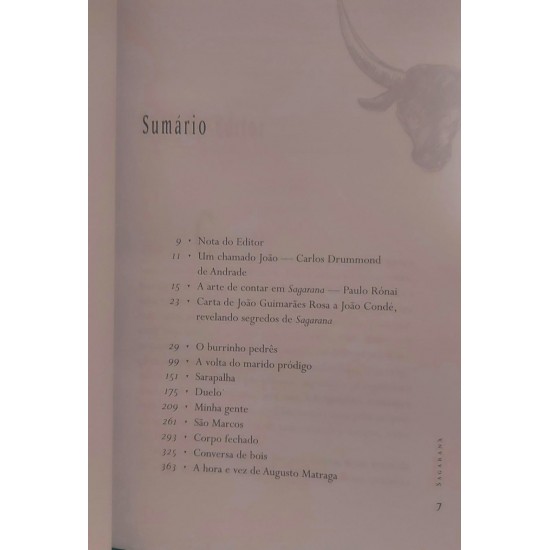 Sagarana, João Guimarães Rosa, Editora Nova Fronteira Sagarana, João Guimarães Rosa, Editora Nova Fronteira