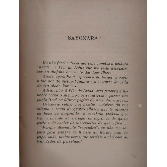 Samurais e Mandarins, Luis Guimarães Filho, Edição de 1935