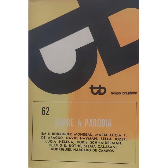 Sobre a Paródia, Tempo Brasileiro 62, Haroldo de Campos, Selma Calazans