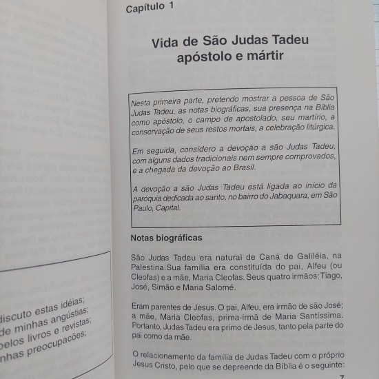 São Judas Tadeu, Apóstolo e Mártir, Padre Augusto César Pereira São Judas Tadeu, Apóstolo e Mártir, Padre Augusto César Pereira