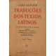 Traduções dos Textos Latinos, José Lodeiro, Edição 1951