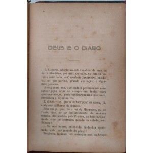 Deus e o Diabo, Afonso Karr, Edição de 1912, Frete Grátis Deus e o Diabo, Afonso Karr, Edição de 1912, Frete Grátis