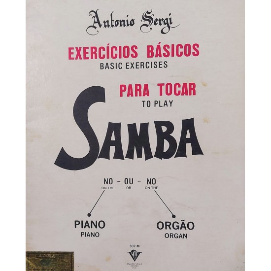 Partitura Exercícios Básicos para Tocar Samba, Basic Exercises To Play Samba, Antonio Sergi, Frete Grátis Partitura Exercícios Básicos para Tocar Samba, Basic Exercises To Play Samba, Antonio Sergi, Frete Grátis