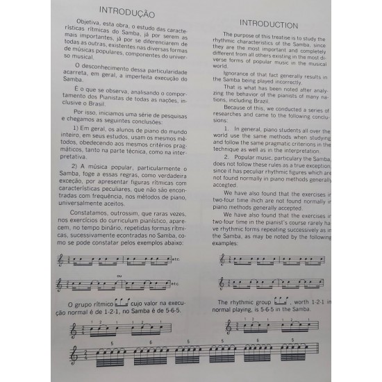 Partitura Exercícios Básicos para Tocar Samba, Basic Exercises To Play Samba, Antonio Sergi, Frete Grátis Partitura Exercícios Básicos para Tocar Samba, Basic Exercises To Play Samba, Antonio Sergi, Frete Grátis