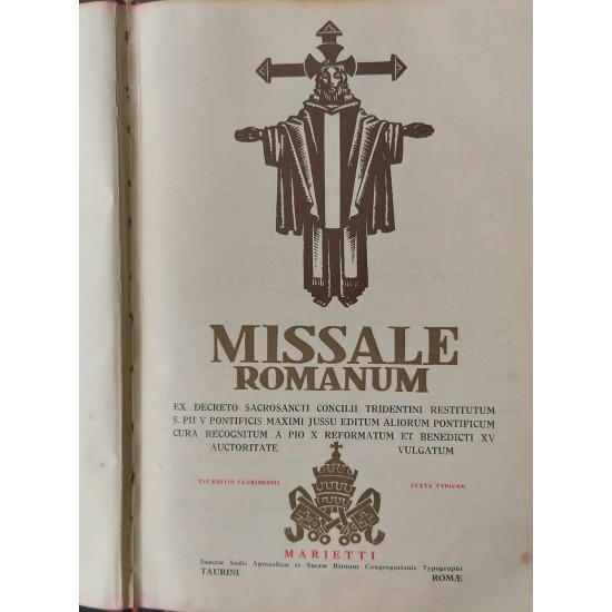 Missale Romanum Ex Decreto Sacrosancti, Marietti, Maurilius, Tituli S. Marcelli S. R. E. Presbyter Cardinalis, Edição de 1956 Missale Romanum Ex Decreto Sacrosancti, Marietti, Maurilius, Tituli S. Marcelli S. R. E. Presbyter Cardinalis, Edição de 1956