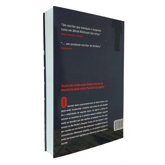 O Fantasma, Robert Harris. Livro que Deu Origem ao Filme O Escritor Fantasma, de Roman Polanski