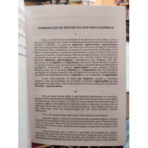 O Livro dos Espíritos, Allan Kardec. Contendo Índice Analítico dos Assuntos com 265 Verbetes