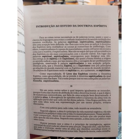 O Livro dos Espíritos, Allan Kardec. Contendo Índice Analítico dos Assuntos com 265 Verbetes O Livro dos Espíritos, Allan Kardec. Contendo Índice Analítico dos Assuntos com 265 Verbetes
