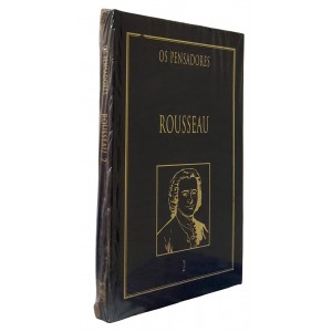 Os Pensadores, Rousseau, Capa Dura de Luxo em Azul, Nova Cultural Os Pensadores, Rousseau, Capa Dura de Luxo em Azul, Nova Cultural